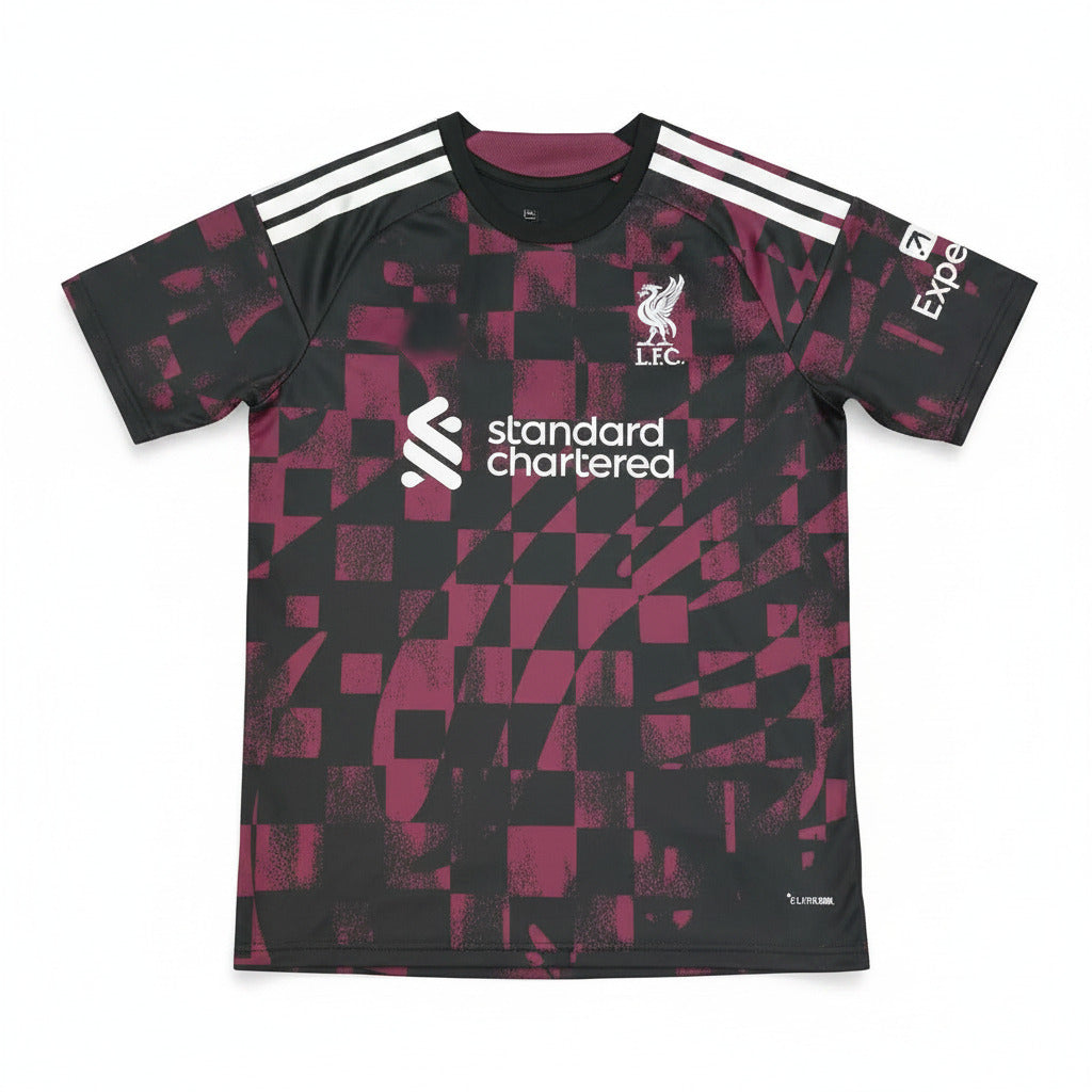 Liverpool 26/27 Black/Maroon Third Jersey