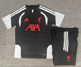 Liverpool 26/27 Black/White Training Kids Jersey Set