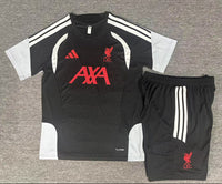 Liverpool 26/27 Black/White Training Kids Jersey Set