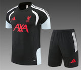Liverpool 26/27 Black/White Training Kids Jersey Set