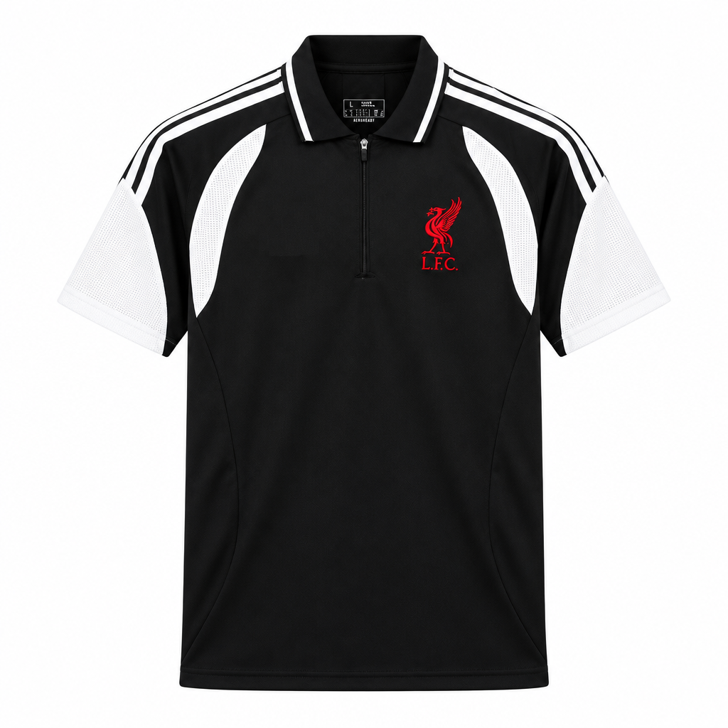 Liverpool 26/27 Black/White Training Polo Jersey