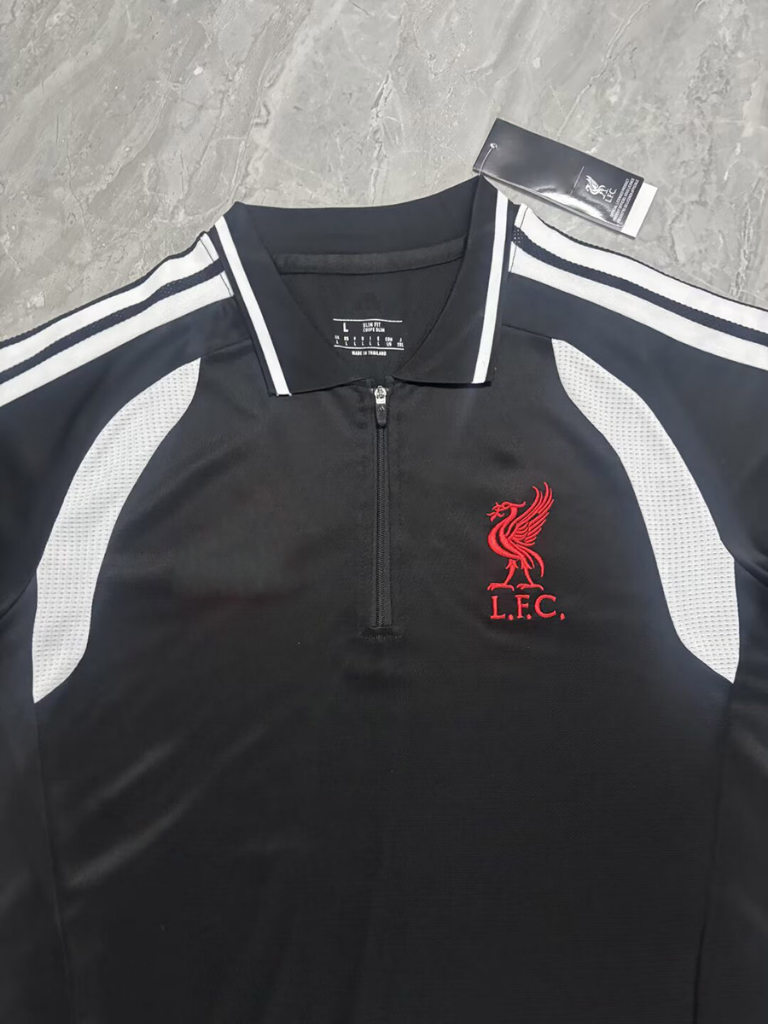 Liverpool 26/27 Black/White Training Polo Jersey