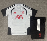 Liverpool 26/27 Gray/Black Training Kids Jersey Set