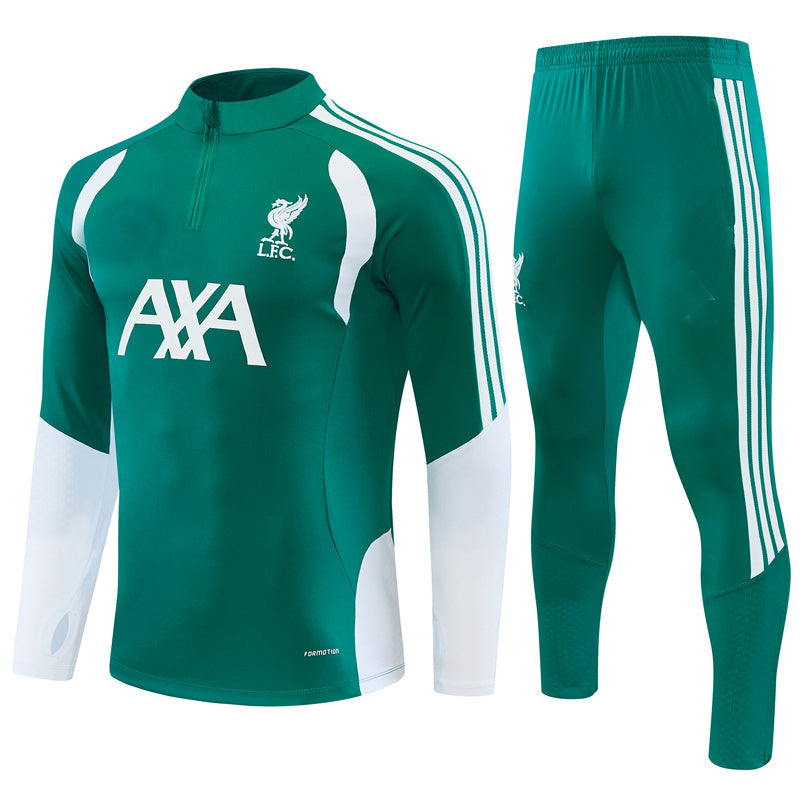 Liverpool 26/27 Green/White Training Tracksuit Set