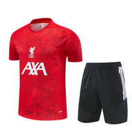 Liverpool 26/27 Red/Black Pre-Match Kids Jersey Set