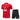 Liverpool 26/27 Red/Black Pre-Match Kids Jersey Set