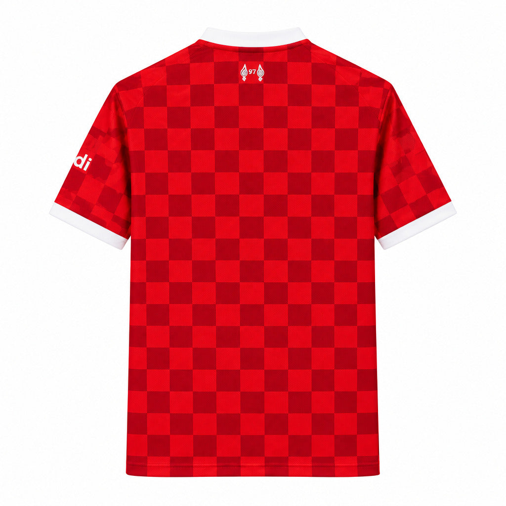 Liverpool 26/27 Red/White Stripes Checkbox Home Jersey