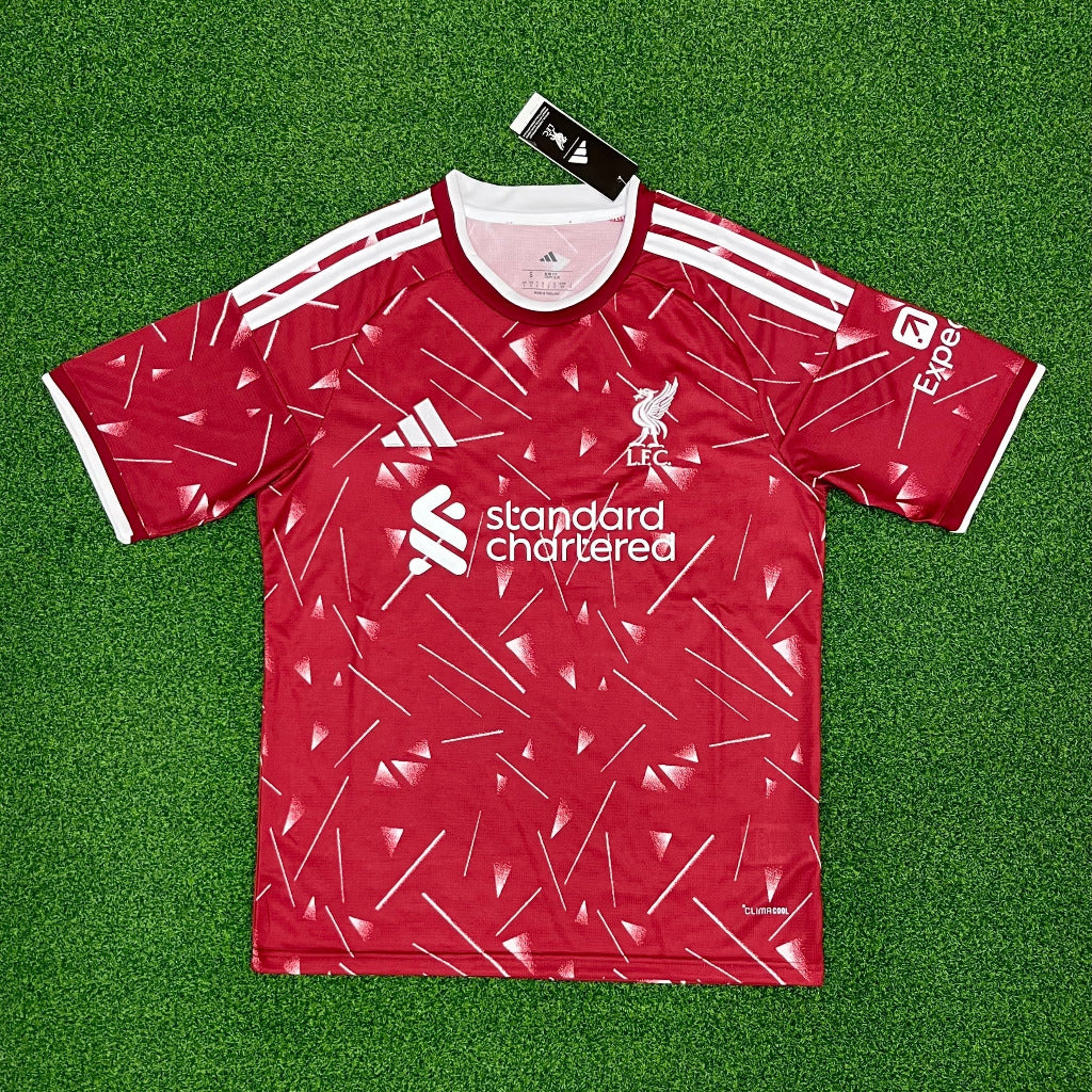Liverpool 26/27 Red/White Stripes Home Jersey