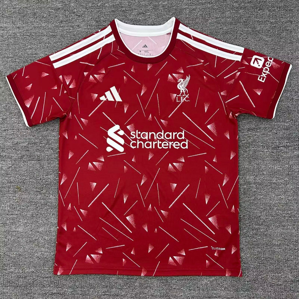 Liverpool 26/27 Red/White Stripes Home Jersey