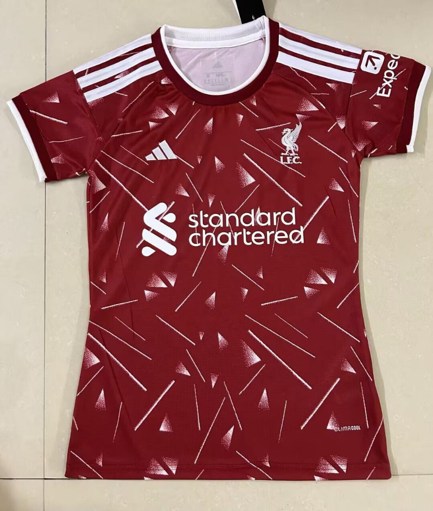 Liverpool 26/27 Red/White Stripes Home Woman Jersey