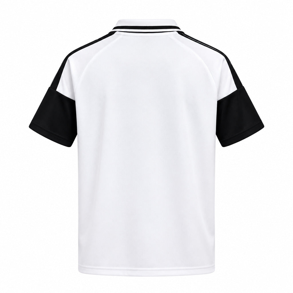 Liverpool 26/27 White/Black Stripes Travel Polo Jersey