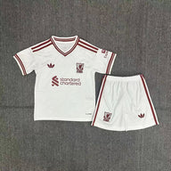 Liverpool 26/27 White/Red 3rd Away Kids Jersey Set