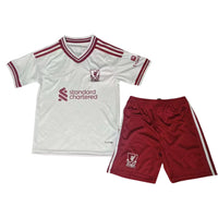 Liverpool 26/27 White/Red Away Kids Jersey Set