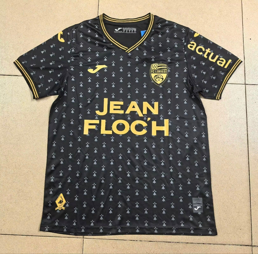 Lorient 25/26 Black/Gold Third Jersey