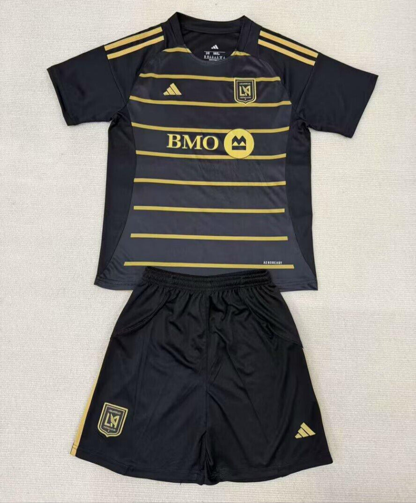 Los Angeles 25/26 Black Kids Jersey Set