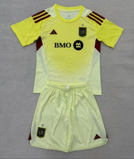 Los Angeles 25/26 Galaxy Goalkeeper Yellow Kids Kit
