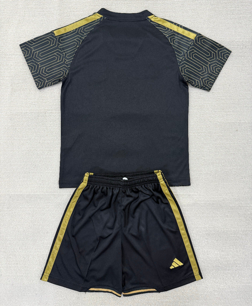 Los Angeles 26/27 Home Black/Yellow Graphic Print Kids Jersey Set