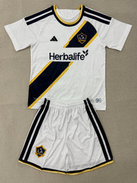 Los Angeles 26/27 White/Black Galaxy Home Kids Jersey Set