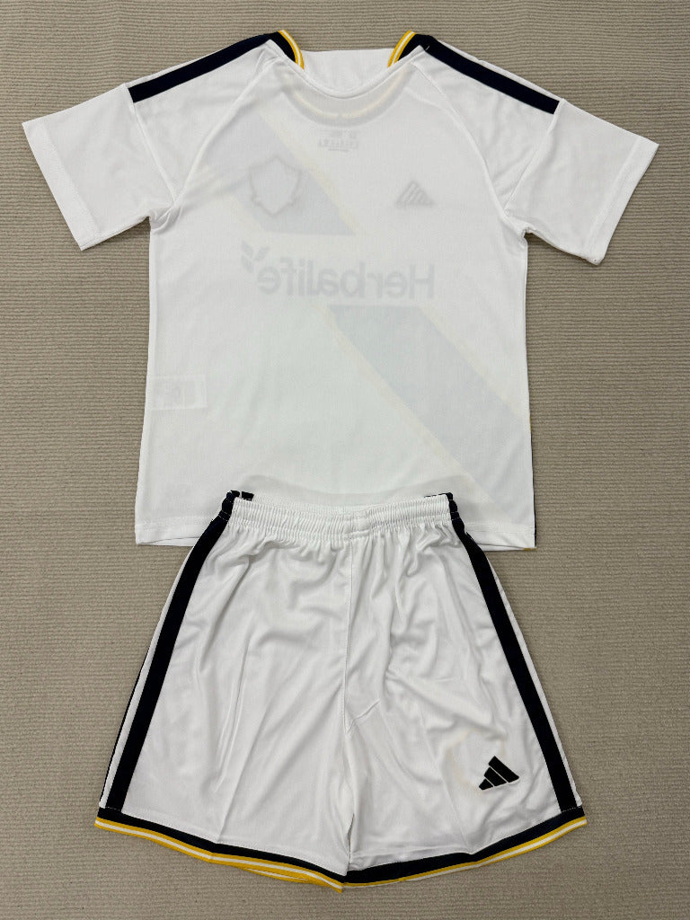 Los Angeles 26/27 White/Black Galaxy Home Kids Jersey Set