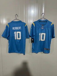 Los Angeles Chargers 25/26 Herbert #10 Blue Game Kids Jersey