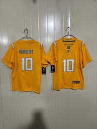 Los Angeles Chargers 25/26 Herbert #10 Gold Game Kids Jersey