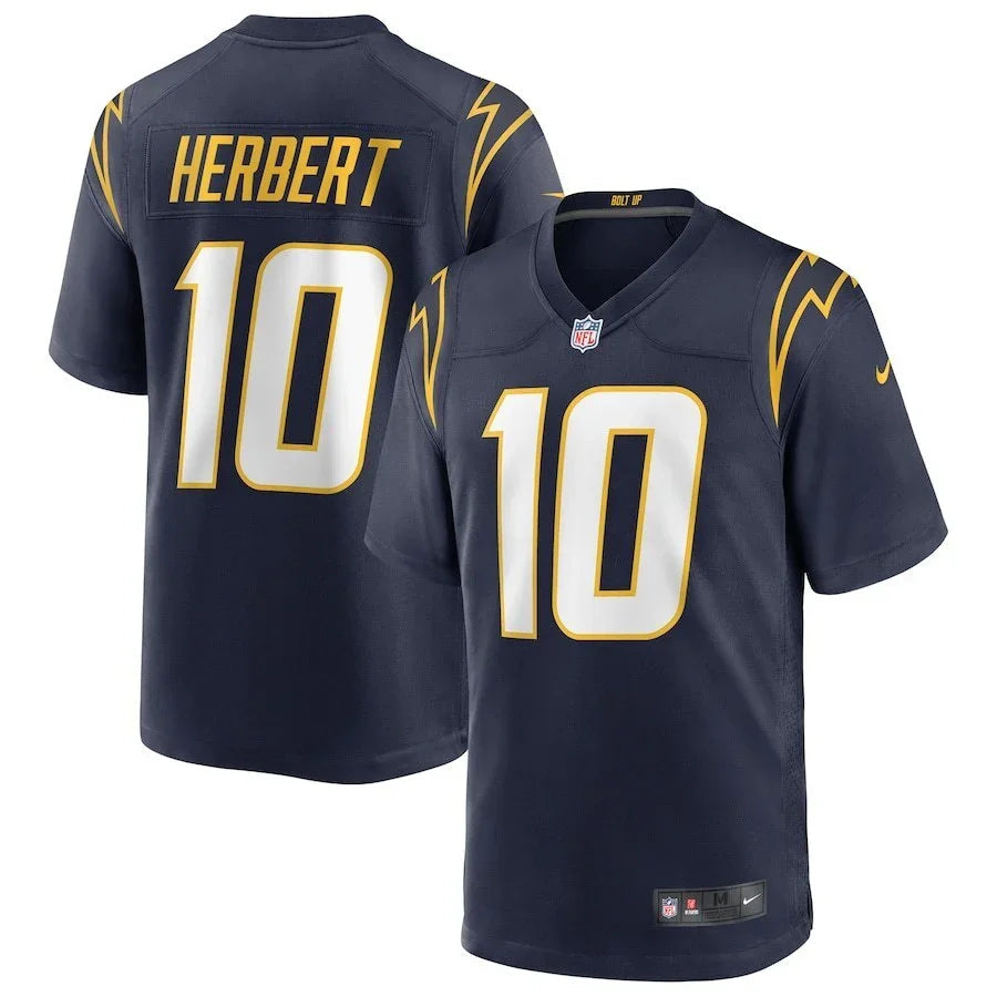 Los Angeles Chargers 25/26 Herbert #10 Navy NFL Jersey