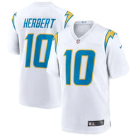 Los Angeles Chargers 25/26 Herbert #10 White NFL Jersey