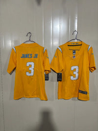 Los Angeles Chargers 25/26 James Jr. #3 Gold Game Kids Jersey