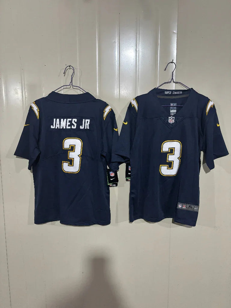 Los Angeles Chargers 25/26 James Jr. #3 Navy Game Kids Jersey