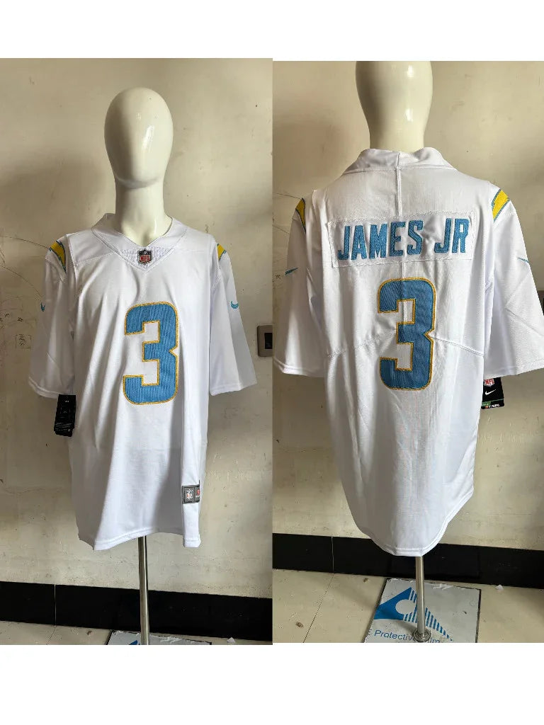 Los Angeles Chargers 25/26 James Jr. #3 White NFL Jersey