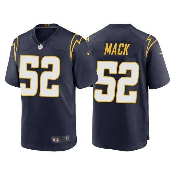 Los Angeles Chargers 25/26 Mack #52 Navy NFL Jersey