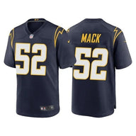 Los Angeles Chargers 25/26 Mack #52 Navy NFL Jersey