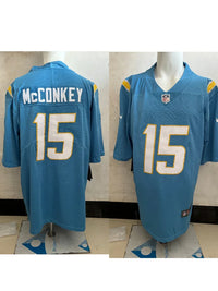 Los Angeles Chargers 25/26 McConkey #15 Blue NFL Jersey