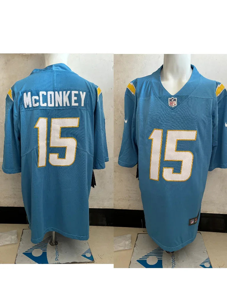 Los Angeles Chargers 25/26 McConkey #15 Blue NFL Jersey
