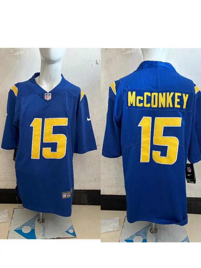 Los Angeles Chargers 25/26 McConkey #15 Royal Blue NFL Jersey