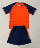 Luton Town 25/26 Black/Orange Home Kids Jersey Set