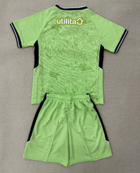 Luton Town 25/26 Green/Black Third Kids Jersey Set