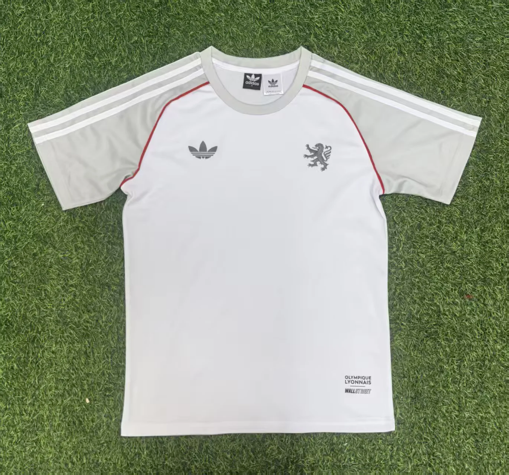 Lyon 25/26 Grey White Away T-shirt