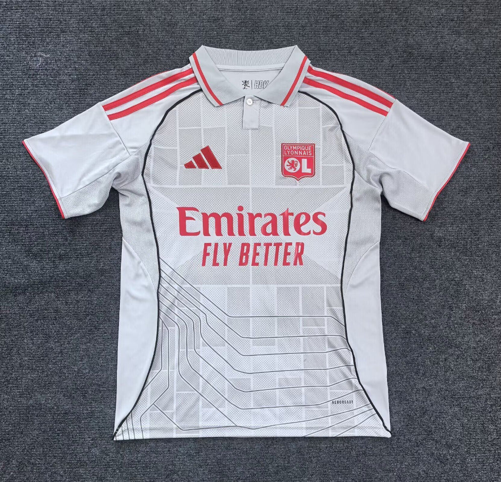 Lyon 25/26 White 3rd Jersey
