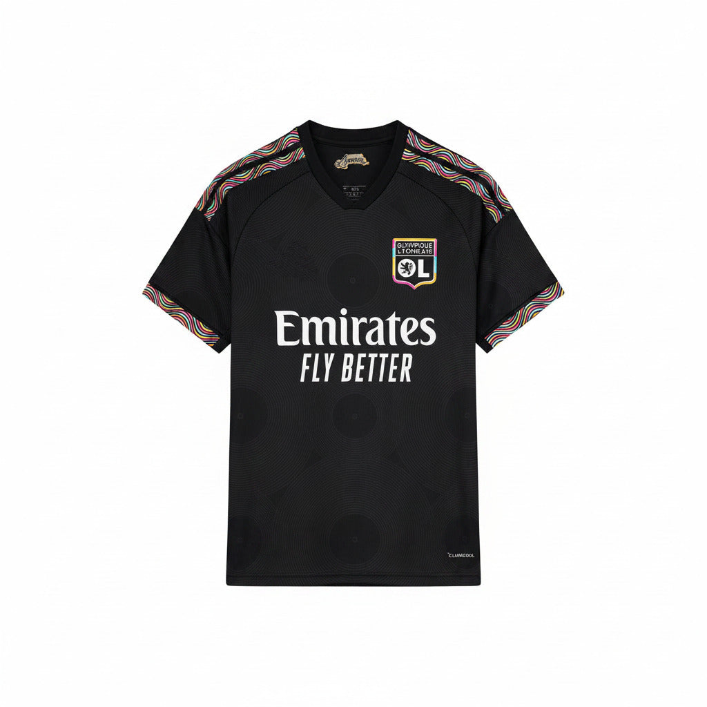 Lyon 26/27 Black/Multicolored Third Jersey