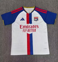Lyon 26/27 Blue Sleeve/Red/Blue Central Stripe Home Jersey