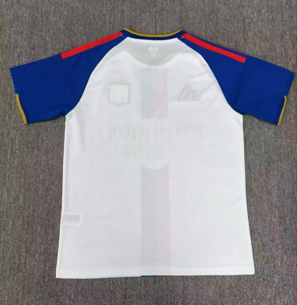 Lyon 26/27 Blue Sleeve/Red/Blue Central Stripe Home Jersey