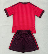Lyon 26/27 Red/Black Away Kids Jersey Set