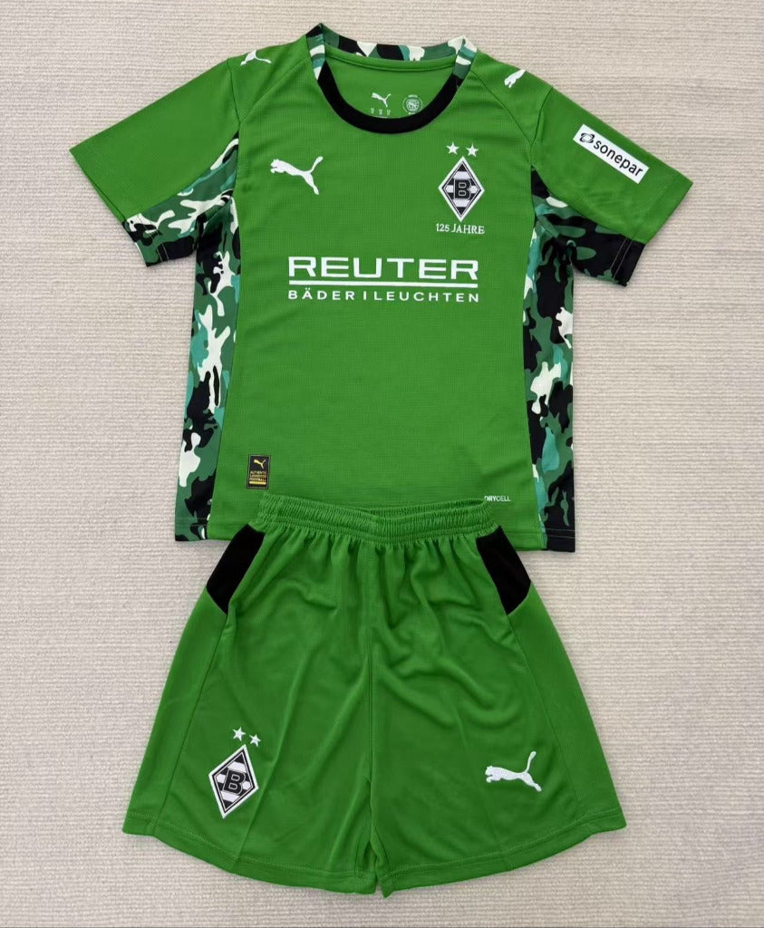 Mönchengladbach 25/26 Green Away Kids Jersey Set