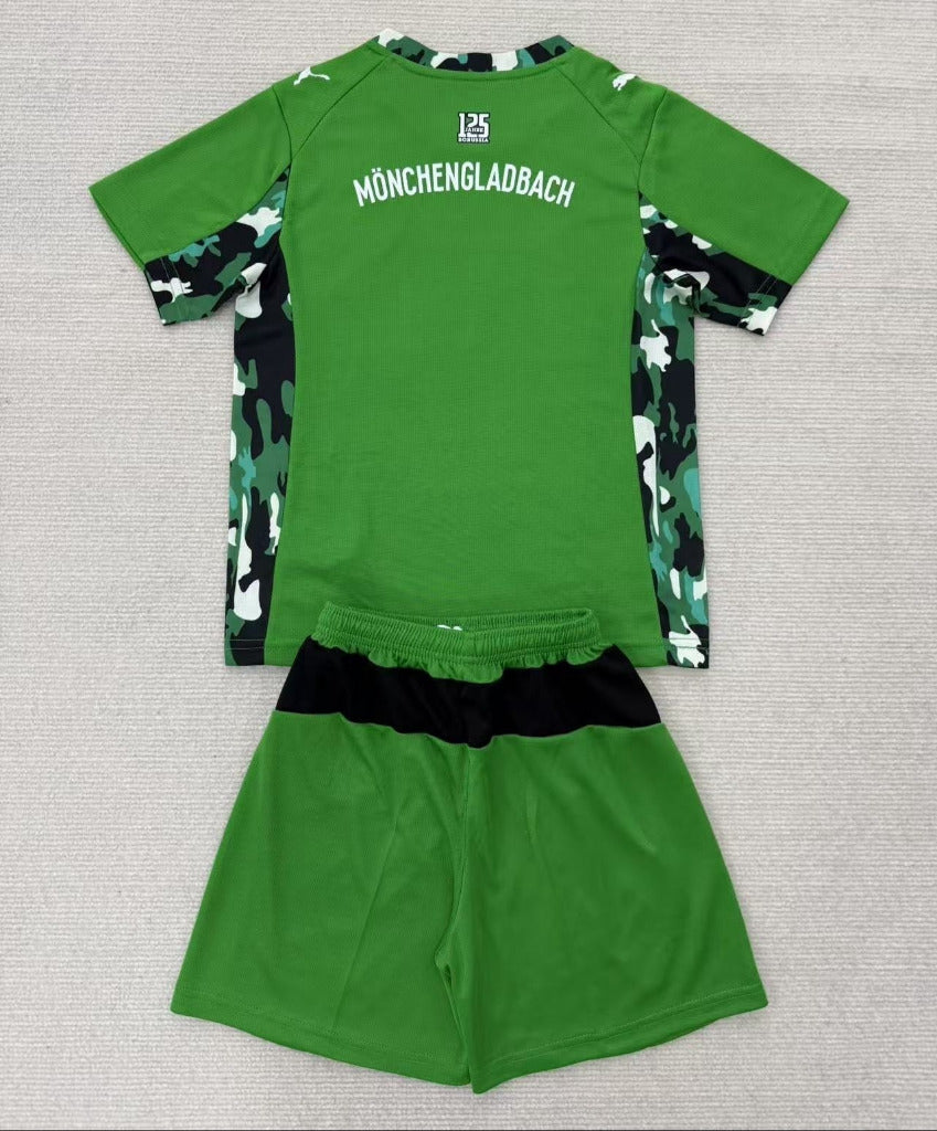 Mönchengladbach 25/26 Green Away Kids Jersey Set