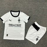 Mönchengladbach 25/26 White Home Kids Jersey Set
