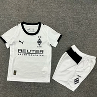 Mönchengladbach 25/26 White Home Kids Jersey Set