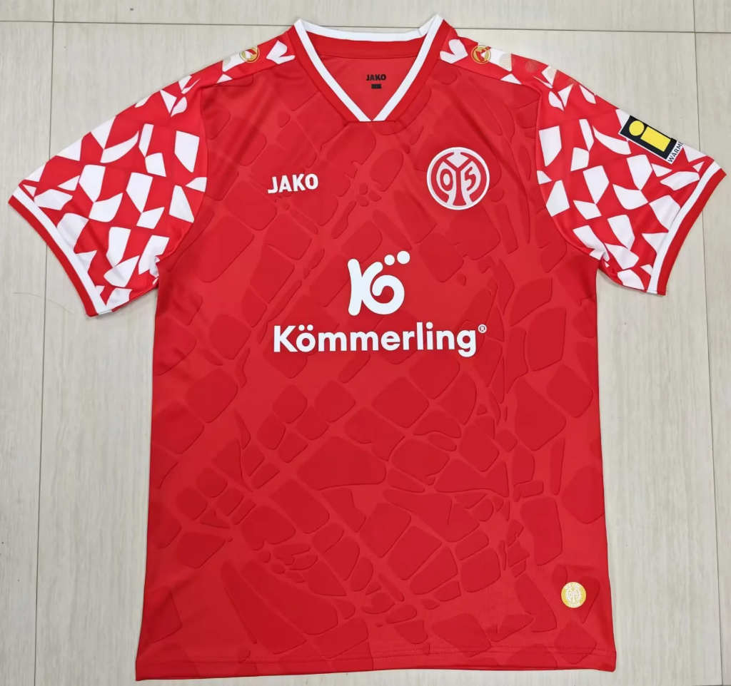 Mainz 25/26 Red Home Jersey