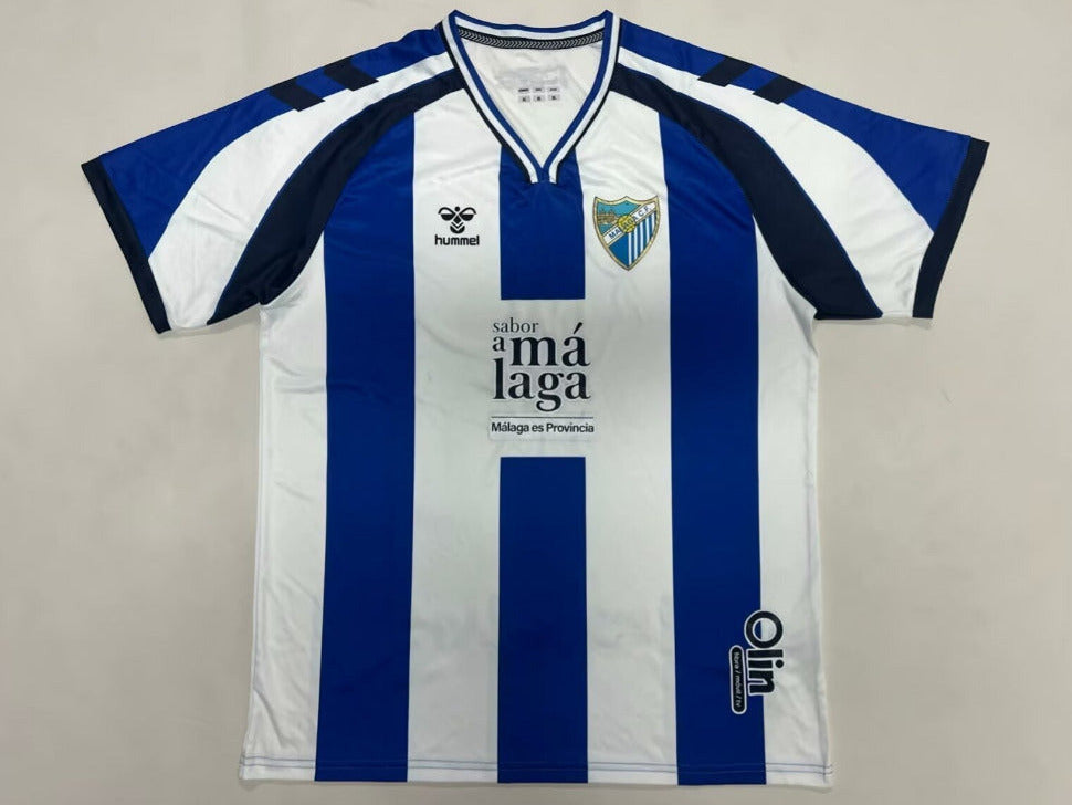 Malaga 25/26 Blue/White Stripes Home Jersey