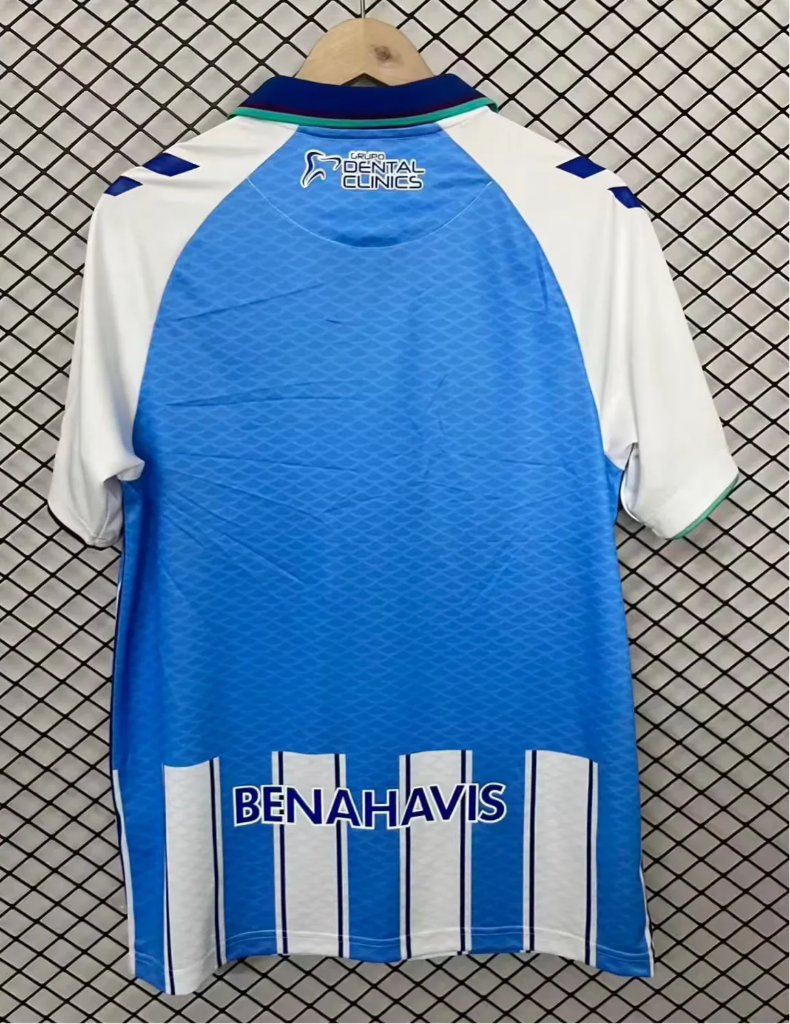 Malaga 26/27 White/Blue Stripes Home Jersey